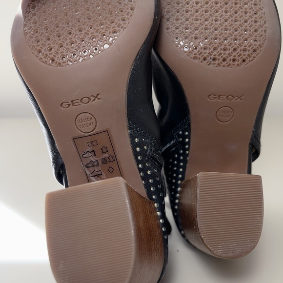GOEX Full Grain Italian Leather Eudora Peep  Toe Sandal - Picture 9 of 12